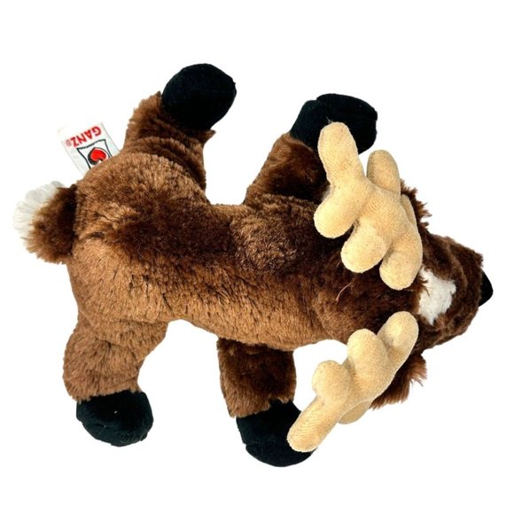 Ganz Webkinz Plush Reindeer Brown 9" Stuffed Animal Toy HM137 No Code - Picture 6 of 14